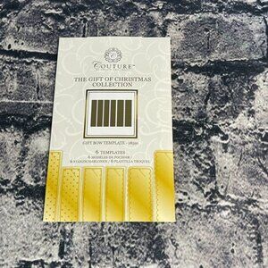 Couture Creations The Gift of Christmas GIFT BOW TEMPLATES Dies 18591